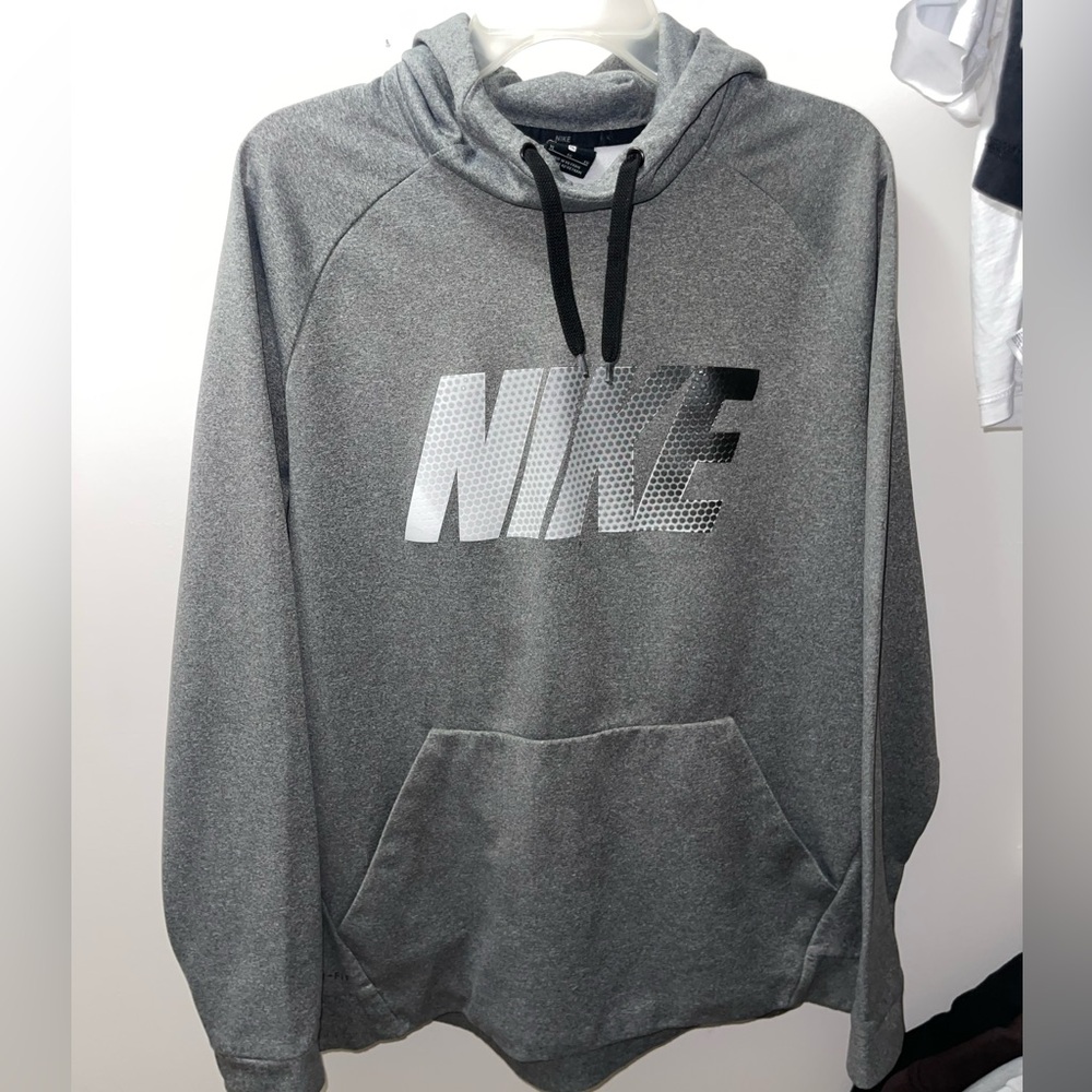 Nike Men's Gray Hoodie
